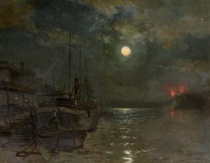 Maanlicht op de Tyne